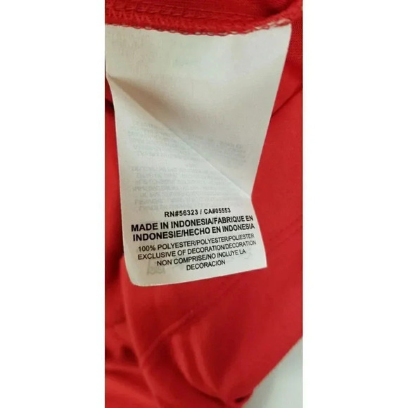 Nike Size Small Mens Dri Fit Ohio State Buckeyes Red Neck Vent Short Sleeve Polo - Picture 10 of 10